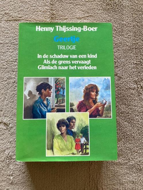Boek trilogie : Geertje. (zo goed als nieuw) Henny Thijssing, Boeken, Romans, Zo goed als nieuw, Ophalen of Verzenden