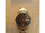 Armani Exchange horloge, goudkleurig, Staal, Staal, Polshorloge, Zo goed als nieuw