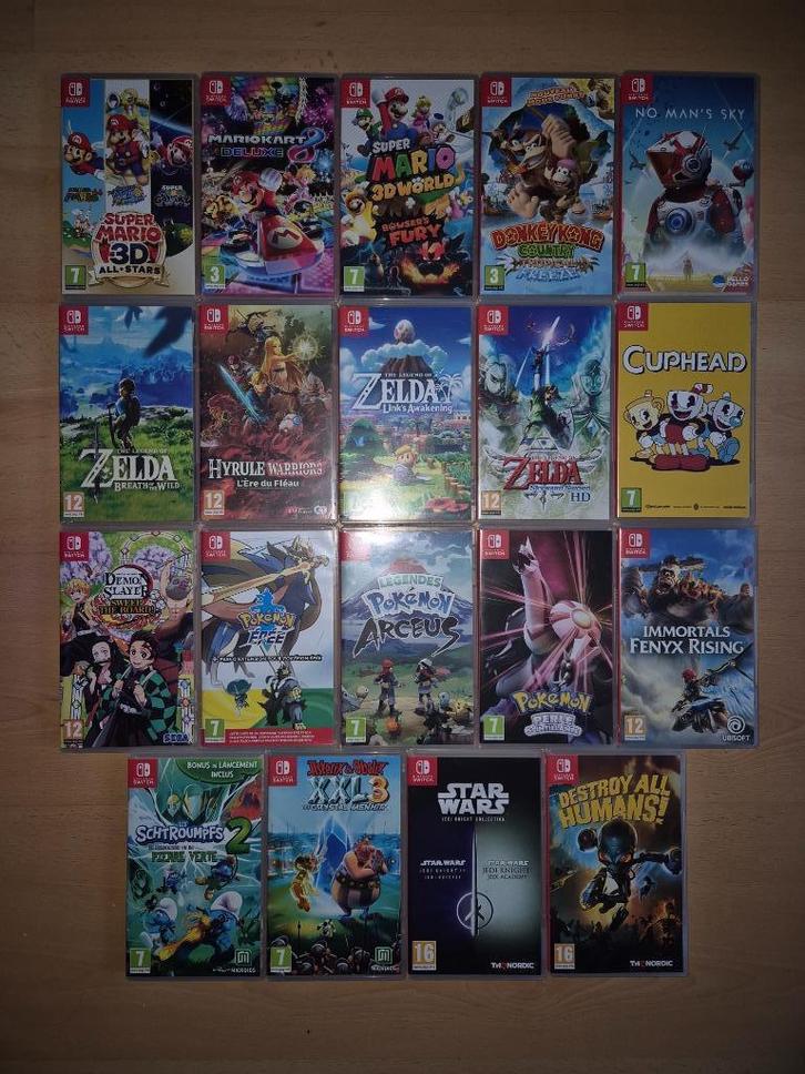 Nintendo Switch-games: verkocht per stuk lees de beschrijvin, Games en Spelcomputers, Games | Nintendo Switch, Zo goed als nieuw