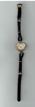 Montre femme vintage Claudex (Bijou 0100), Montre-bracelet, Autres marques, Enlèvement ou Envoi, Cuir