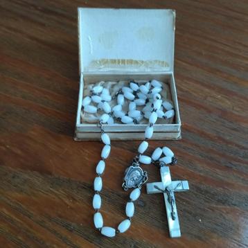 Chapelet de communion, Bijoux, Sacs & Beauté, Enlèvement ou Envoi, Comme neuf