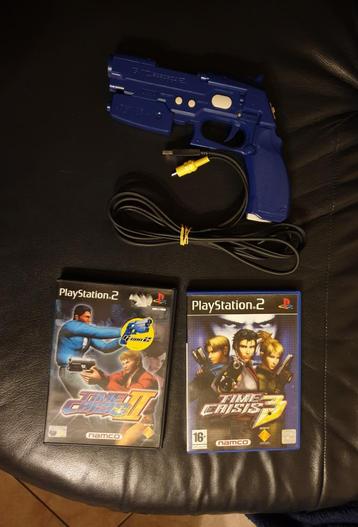 Namco G-con 2 Gun + Time Crisis 2 & 3 for Playstation 2