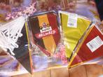 3 NIEUWE slingers met Belgische vlag voor voetbalfans, Ophalen of Verzenden, Nieuw