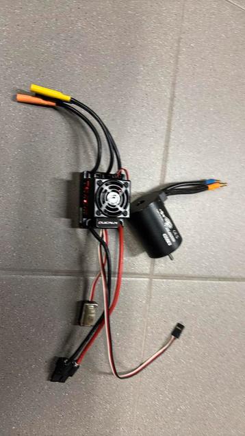 1/10 motor en ontvanger quicrun nieuw  beschikbaar voor biedingen