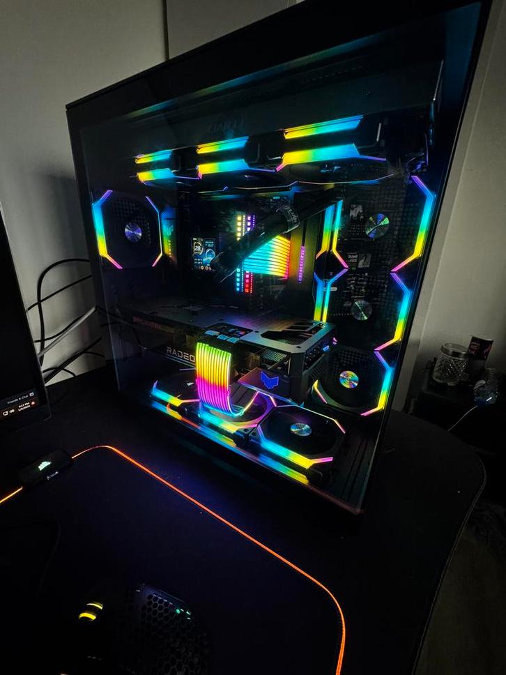 Gaming pc te koop, Informatique & Logiciels, Ordinateurs de bureau, Comme neuf, SSD, Enlèvement