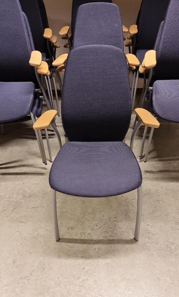 Bezoekersstoel, wachtkamer of vergaderruimte, Huis en Inrichting, Stoelen, Verzenden, Gebruikt, Metaal, Vijf, Zes of meer stoelen