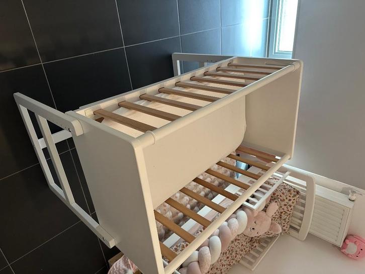 Cododo Petit Amélie + matelas, Kinderen en Baby's, Kinderkamer | Bedden, Zo goed als nieuw, Minder dan 140 cm, 70 tot 85 cm, Lattenbodem