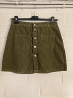 Kaki rok in geribbelde velours, JDY, Medium, Maat 38/40 (M), Ophalen of Verzenden, Zo goed als nieuw, JDY