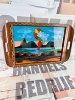 Antiek Braziliaanse Houten Dienblad Zuid-Amerika 1920-1930, Antiek en Kunst, Ophalen of Verzenden