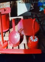 Divers accessoires rouges pour salle de bain .Excellent état, Maison & Meubles, Autres types, Utilisé, Rouge, Enlèvement ou Envoi
