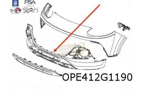 Opel Adam (1/13-9/19) Rocks voorbumper onder (bij PDC) (te s, Auto-onderdelen, Carrosserie, Bumper, Opel, Voor, Nieuw, Verzenden