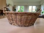 Ruime rieten mand, Huis en Inrichting, Ophalen, Mand, Rond, Zo goed als nieuw