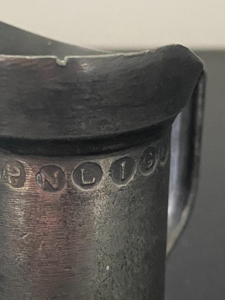 3 antieke 19e eeuwse retro tinnen maatbekers, Antiek en Kunst, Antiek | Tin, Ophalen