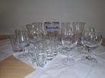 assortiment 18 glazen (van westmalle tot een borrelglaasje), Verzamelen, Glas en Drinkglazen, Ophalen, Zo goed als nieuw