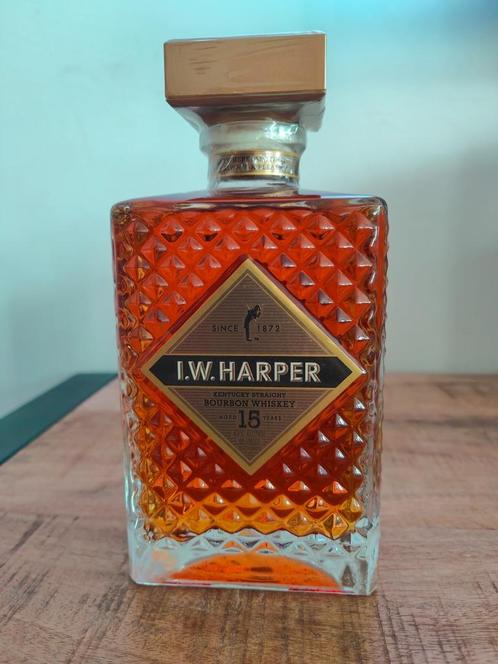 I. W. Harper 15 Year Old Kentucky Straight Bourbon Whiskey, Verzamelen, Wijnen, Nieuw, Overige typen, Overige gebieden, Vol, Ophalen of Verzenden