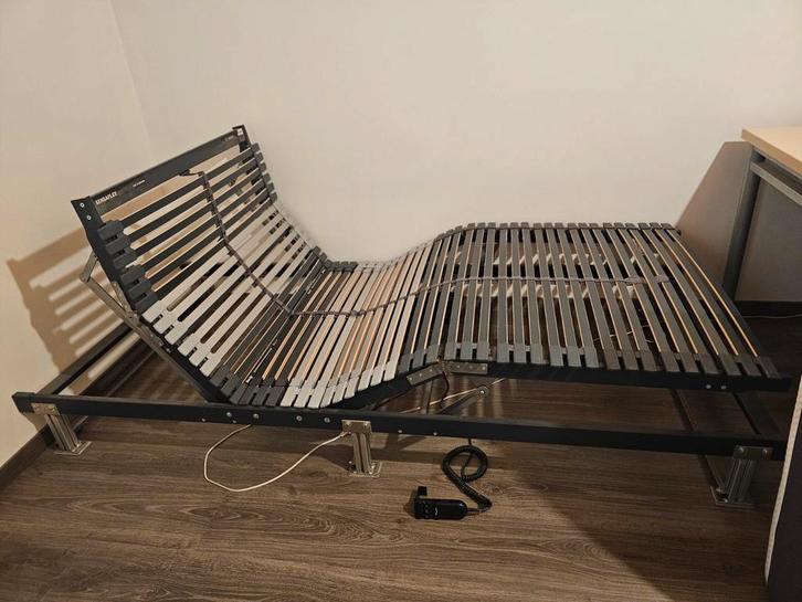 Electrische lattenbodem 100x220cm, Huis en Inrichting, Slaapkamer | Bedden, Zo goed als nieuw, Ophalen of Verzenden