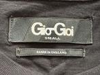 Exclusieve t shirt Gio Gio in perfecte staat, Ophalen of Verzenden, Maat 46 (S) of kleiner, Zwart, Gio gio