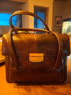 Sac à main spacieux en cuir vintage pour reptiles, Enlèvement ou Envoi, Sac à main