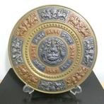 Tanjore artware - wandbord messing [1413], Antiek en Kunst, Ophalen of Verzenden, Koper