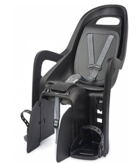 Fietsstoeltje achter, Fietsen en Brommers, Fietsaccessoires | Fietsstoeltjes, Zo goed als nieuw, Achterzitje, 9 t/m 18 kg, Voetsteuntjes