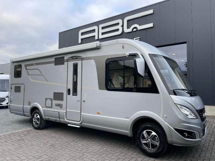 Hymer B704SL - Levelsysteem - 3 woonaccu's - 1 Jaar Garantie, Caravans en Kamperen, Mobilhomes, Bedrijf, tot en met 4, Integraal