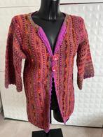 Gilet coloré en mailles pour femme : Taille M, Kleding | Dames, Truien en Vesten, Ophalen of Verzenden, Zo goed als nieuw