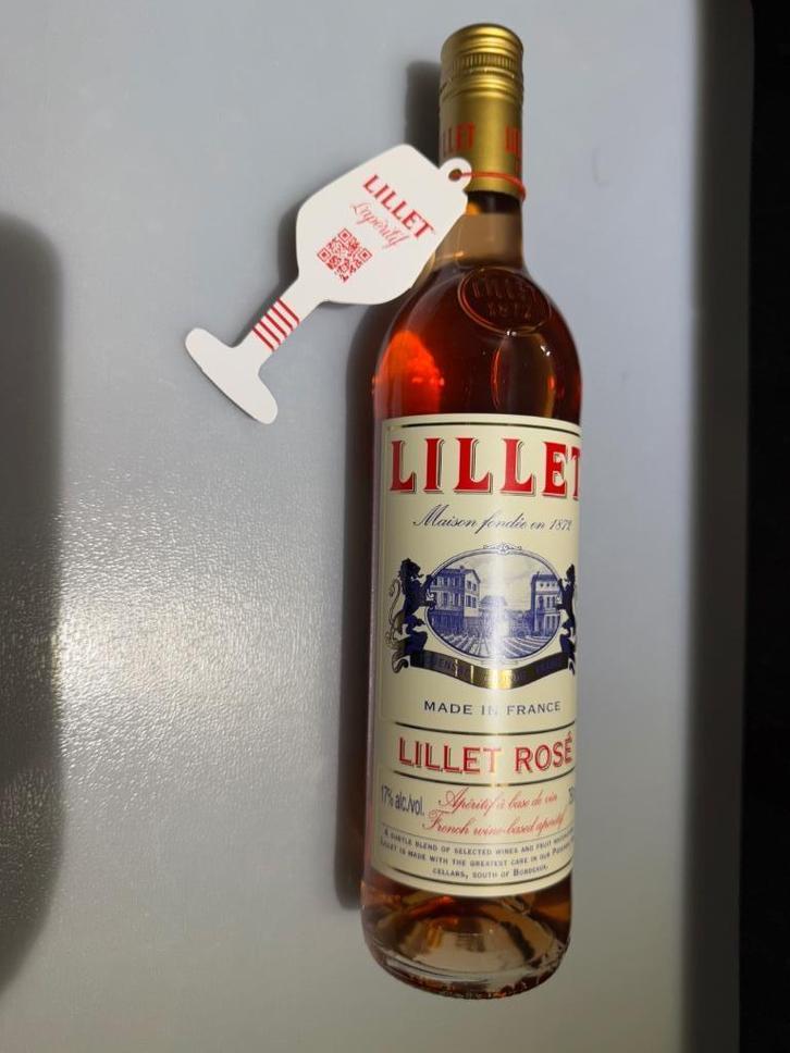20 x aperitiefwijn LILLET  ROSE -  te koop vanaf 1 fles, Verzamelen, Wijnen, Nieuw, Overige typen, Overige gebieden, Vol, Ophalen of Verzenden