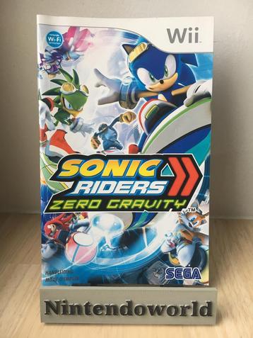 Sonic Riders - Zero Gravity (Wii) Handleiding beschikbaar voor biedingen