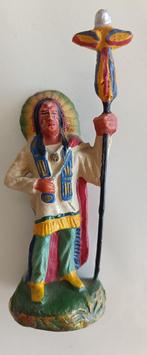 Figurine chef indien debout avec bâton de Commandement, Ophalen of Verzenden, Gebruikt, Mens