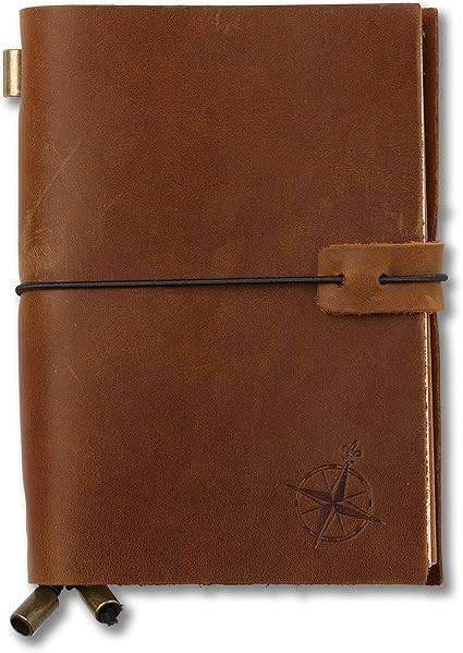 Travelers Notebook | Handgemaakt Echt Leer | GRATIS LEVERING, Diversen, Notitieboeken, Nieuw, A6, Verzenden