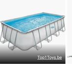 Intex zwembad, 400 cm of meer, Gebruikt, Rechthoekig, Opzetzwembad