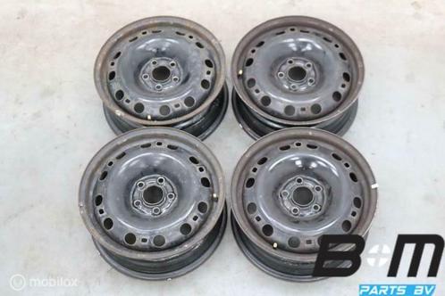 Originele 15 inch stalen velgen VW Polo 9N3 6Q0601027B, Auto-onderdelen, Banden en Velgen, Velg(en), Gebruikt