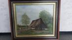 Olieverfschilderij boerderij, Ophalen