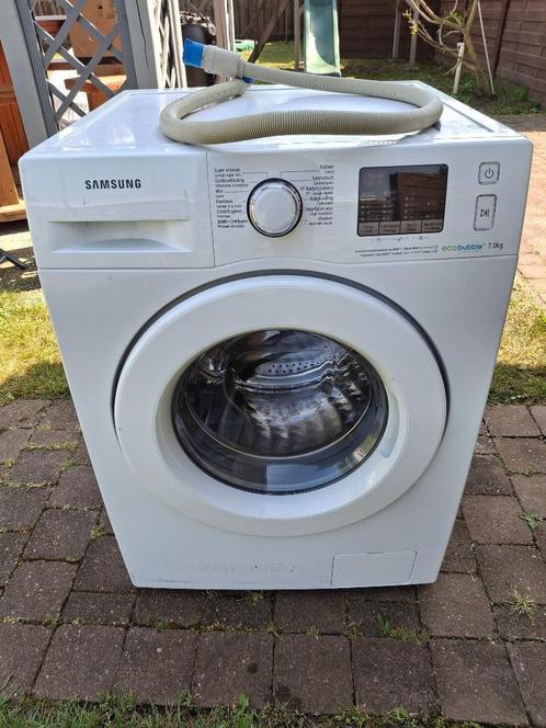 wasmachine Samsung 7kg - 1400toeren (gereinigd), Elektronische apparatuur, Wasmachines, Gebruikt, Voorlader, 6 tot 8 kg, 85 tot 90 cm