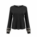 ✨️ Top à manches longues H&M taille 38 - AVEC RÉDUCTION GROU, Enlèvement ou Envoi, Comme neuf, Manches longues, Noir