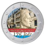 2 euro Luxemburg 2014 Onafhankelijkheid gekleurd, 2 euro, Luxemburg, Ophalen of Verzenden