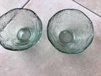 Twee kleine glazen schaaltjes, Huis en Inrichting, Woonaccessoires | Schalen en Manden, Nieuw, Glas