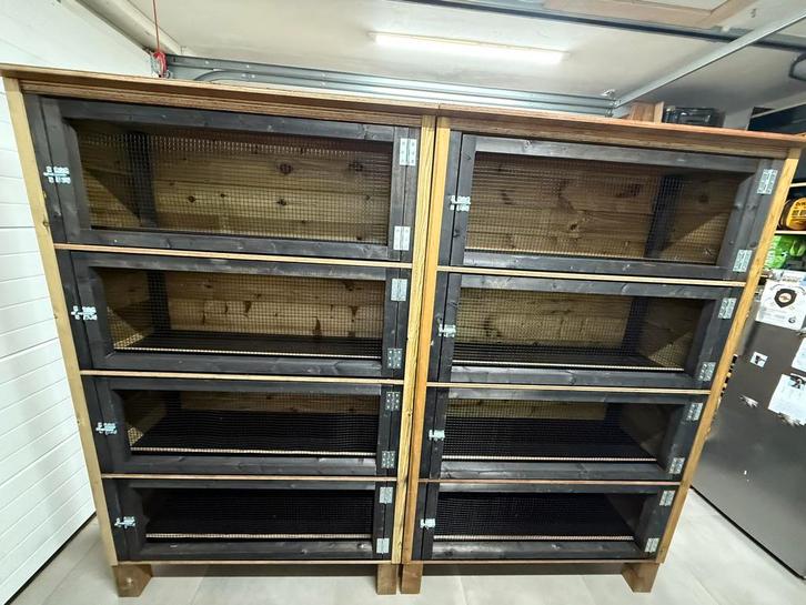 Konijnenflat, konijnenkot, konijnenren, Animaux & Accessoires, Rongeurs & Lapins | Cages & Clapiers, Neuf, Niche, 90 cm ou plus