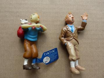 2 figurines Tintin (Buly et Hergé/ Moulinsart) beschikbaar voor biedingen