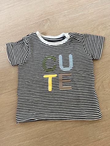 Baby T-shirt “CUTE” – maat 62 Merk: Name it beschikbaar voor biedingen