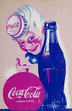 Coca Cola Boy Retro reclame op lak F69, Overige typen, Ophalen of Verzenden