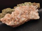 Bergkristal met limoniet, Verzamelen, Mineralen en Fossielen, Ophalen of Verzenden