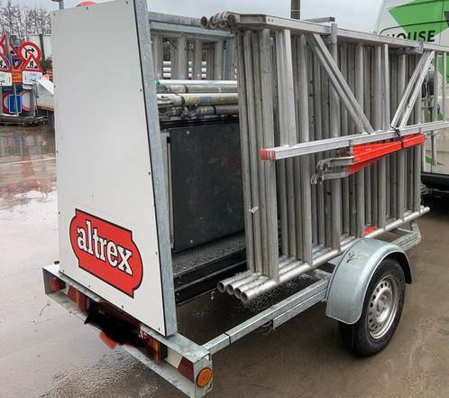 Rolsteiger met optie voor aanhangwagen, Doe-het-zelf en Bouw, Steigers, Zo goed als nieuw, Rolsteiger of Kamersteiger, 5 meter of hoger