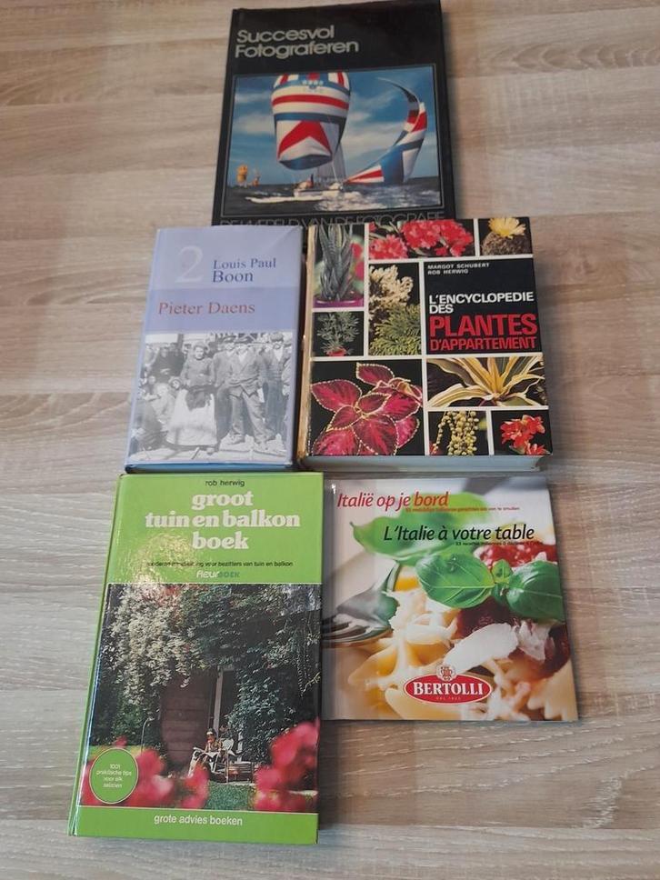 Boeken eten,planten,Pieter Deans,fotograferen,en andere, Boeken, Tijdschriften en Kranten, Gelezen, Ophalen of Verzenden
