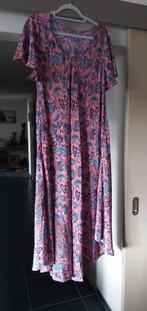 jurk, Paisley, 70% zijde, XL, nieuw, extra lang, Kleding | Dames, Grote Maten, Ophalen of Verzenden, Nieuw, Roze, Jurk