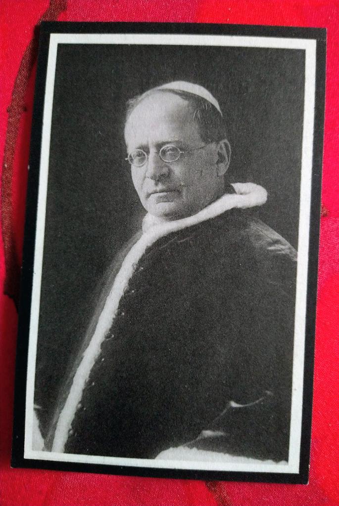 Bidprentje Antiek Paus Pius XI - 1939 - Uitg. Leuven, Verzamelen, Bidprentjes en Rouwkaarten, Bidprentje, Ophalen of Verzenden