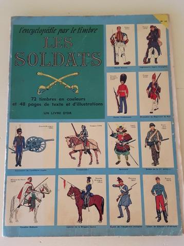 Uniformes-L'encyclopédie par le timbre n38 Les Soldats 1957