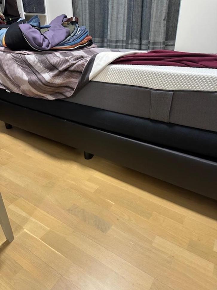 1 persoons bed met EMMA hybrid matras, Huis en Inrichting, Slaapkamer | Bedden, Zo goed als nieuw, Eenpersoons, 90 cm, 200 cm