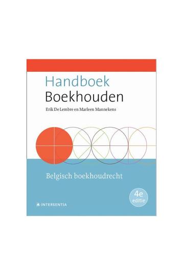 Handboek boekhouden Belgisch boekhoudrecht