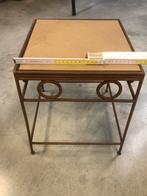 Smeedijzer tafeltje 40cm hoog, Huis en Inrichting, Ophalen, Gebruikt
